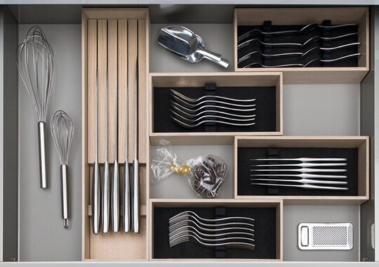 Organised Cutlery Drawer